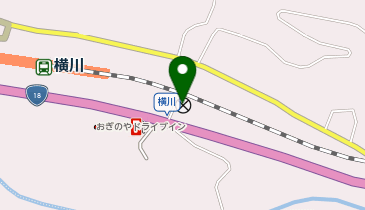 安中警察署横川駐在所の地図画像