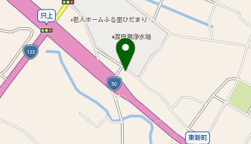 太田警察署只上駐在所の地図画像