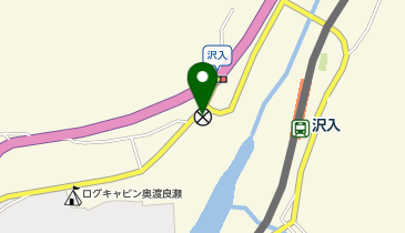 桐生警察署沢入駐在所の地図画像