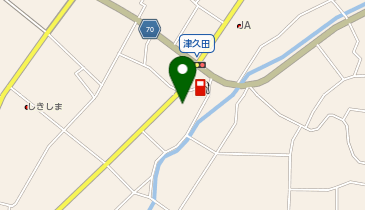 渋川警察署津久田駐在所の地図画像