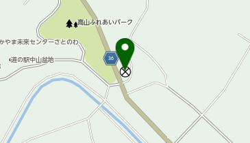 吾妻警察署高山駐在所の地図画像