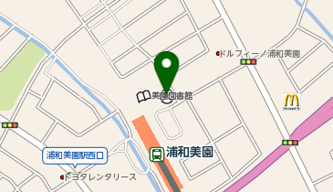 浦和東警察署浦和美園駅前交番の地図画像