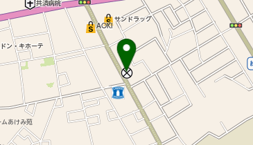 浦和東警察署中尾交番の地図画像