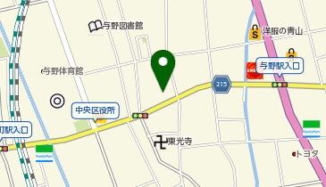 浦和西警察署与野交番の地図画像