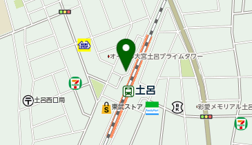 大宮警察署土呂駅前交番の地図画像