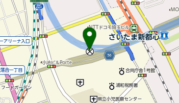 大宮警察署さいたま新都心交番の地図画像