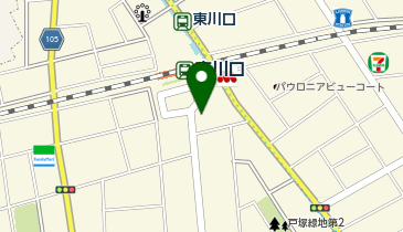 武南警察署東川口駅前交番の地図画像