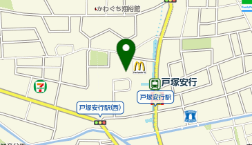 武南警察署戸塚安行駅前交番の地図画像