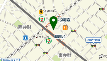 朝霞警察署北朝霞駅前交番の地図画像
