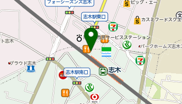 朝霞警察署志木駅東口交番の地図画像