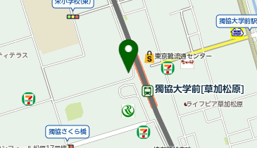 草加警察署松原交番の地図画像