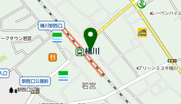 上尾警察署桶川駅前交番の地図画像