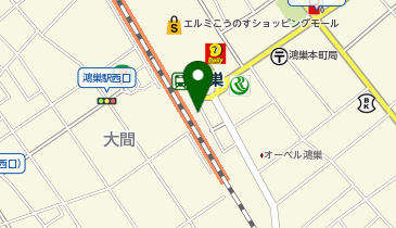 鴻巣警察署鴻巣駅前交番の地図画像