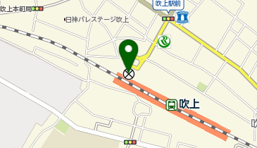 鴻巣警察署吹上駅前交番の地図画像