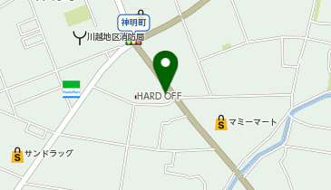 川越警察署神明町交番の地図画像