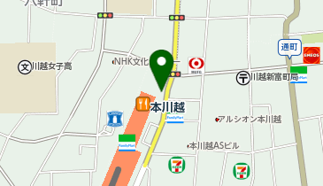 川越警察署本川越駅前交番の地図画像