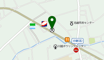 川越警察署名細交番の地図画像