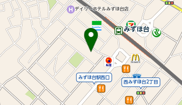 東入間警察署みずほ台交番の地図画像