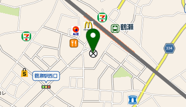 東入間警察署鶴瀬駅前交番の地図画像