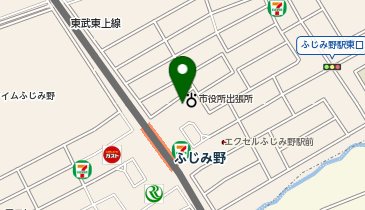 東入間警察署ふじみ野駅前交番の地図画像
