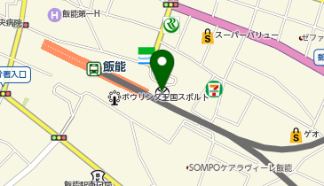 飯能警察署飯能駅前交番の地図画像