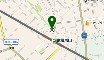 小川警察署武蔵嵐山駅前交番の地図画像