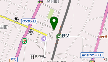 秩父警察署秩父駅前交番の地図画像
