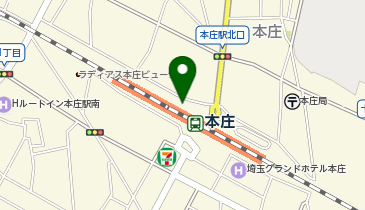 本庄警察署本庄駅前交番の地図画像