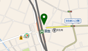 羽生警察署羽生駅前交番の地図画像