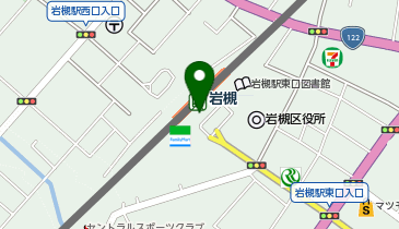 岩槻警察署岩槻駅前交番の地図画像