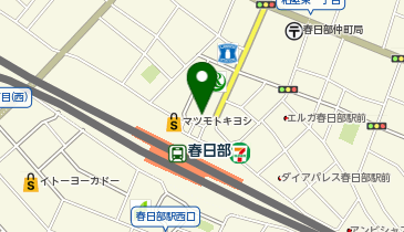 春日部警察署春日部駅東口交番の地図画像