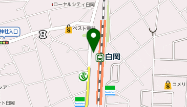 久喜警察署白岡駅前交番の地図画像