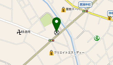 久喜警察署菖蒲交番の地図画像