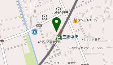 吉川警察署三郷中央駅前交番の地図画像