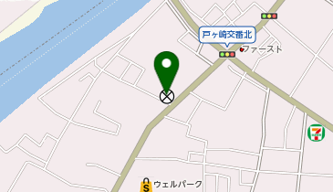 吉川警察署戸ヶ崎交番の地図画像