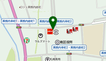 南警察署真駒内団地交番の地図画像