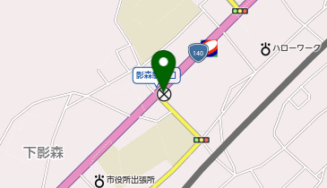秩父警察署影森駐在所の地図画像