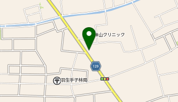 羽生警察署手子林駐在所の地図画像