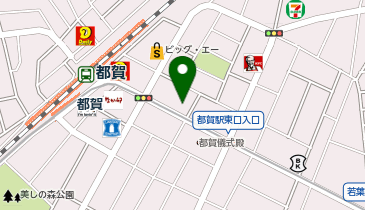 千葉東警察署都賀交番の地図画像