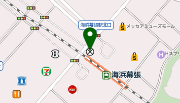 千葉西警察署幕張メッセ交番の地図画像