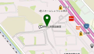 千葉西警察署幸町交番の地図画像