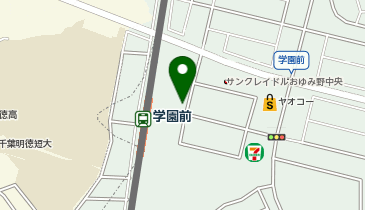 千葉南警察署学園前駅前交番の地図画像