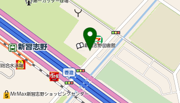 習志野警察署秋津交番の地図画像