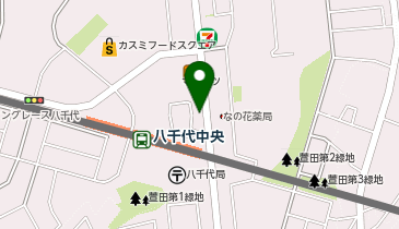 八千代警察署八千代中央駅前交番の地図画像