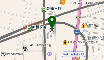 鎌ケ谷警察署新鎌ケ谷駅前交番の地図画像