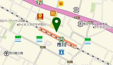 市川警察署市川駅前交番の地図画像
