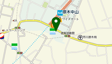 市川警察署原木交番の地図画像