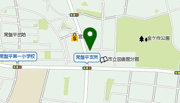 松戸東警察署常盤平交番の地図画像