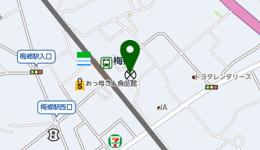 野田警察署梅郷駅前交番の地図画像