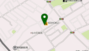 柏警察署新柏交番の地図画像